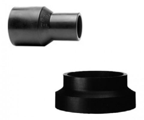 Переход литой удлиненный DN 400х315 мм ПЭ 100 (ПНД) SDR 17